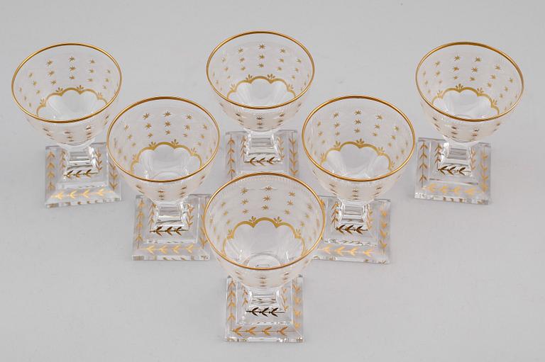 STARKVINSGLAS, 12 st, "Odelberg Junior", Kosta.