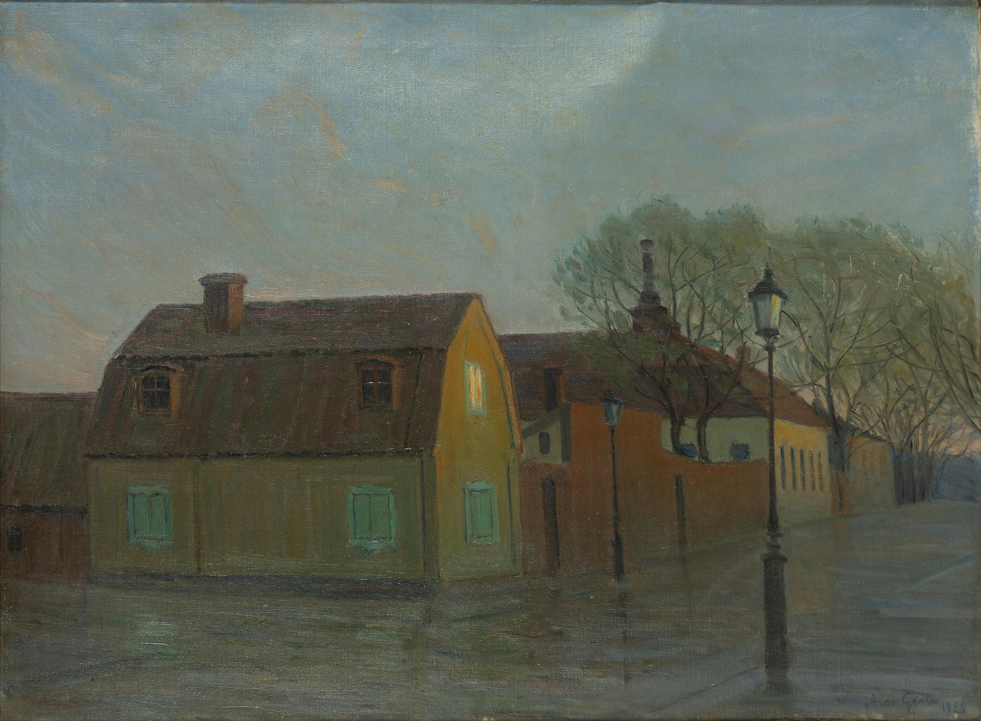 Aron Gerle, "Skymning, Gotlandsgatan".