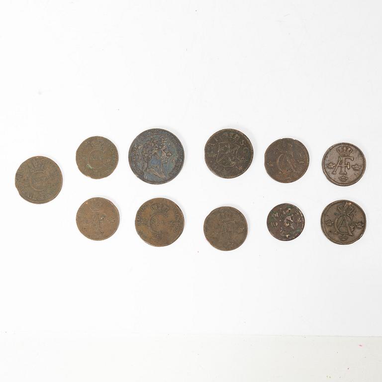 Plate money, Fredrik I, 4 daler Silver Coin, 1722.