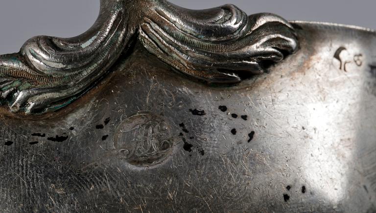 SOPPSLEVAR, 2 st, silver, Lagerdahl, Eksjö, 1808 samt Linköping 1832.