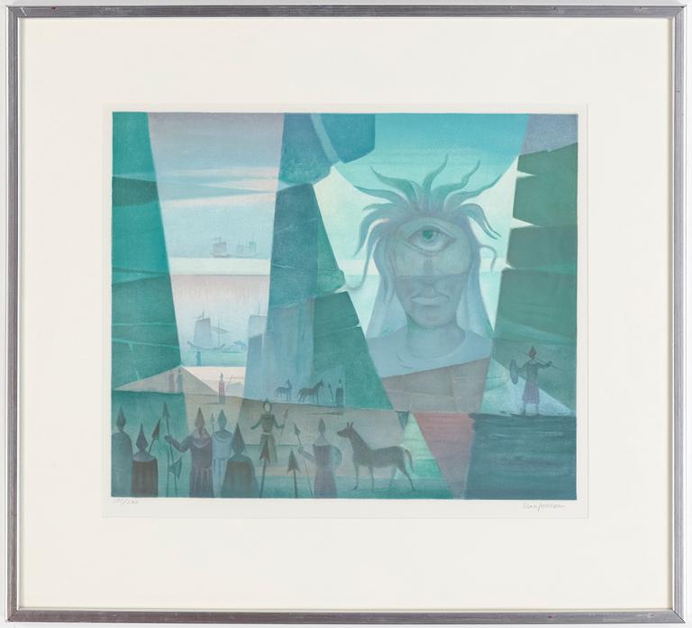 SVEN JONSON, litografier, 6 st. Signerade och numrerade 133/390.