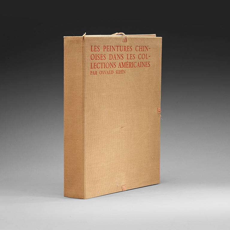 OSVALD SIREN, Les Peintures Chinoises dans les Collections Americaines, fem serier, 1927-1928.