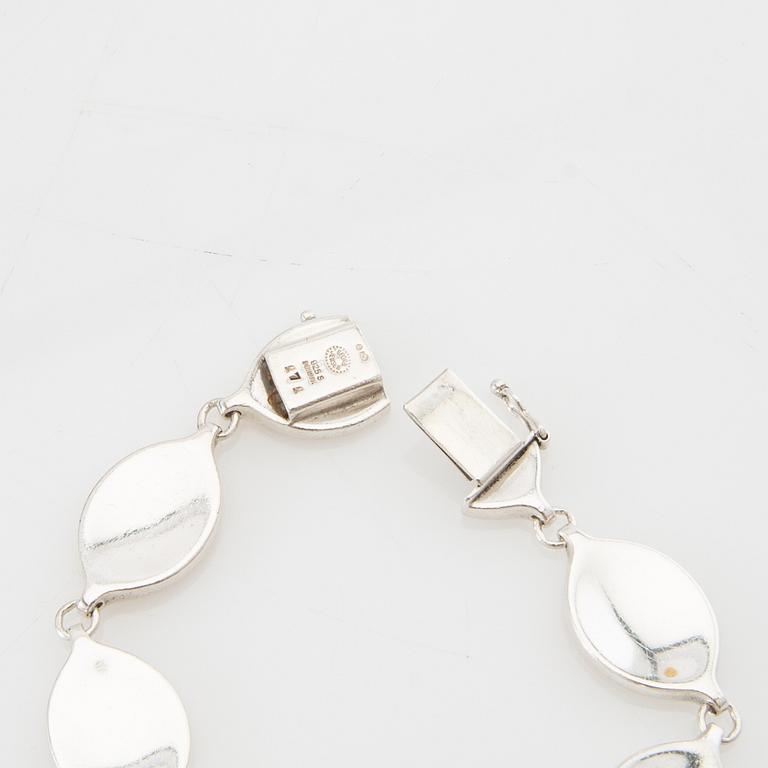 Georg Jensen, Bracelet model no. 171, sterling silver, Denmark.