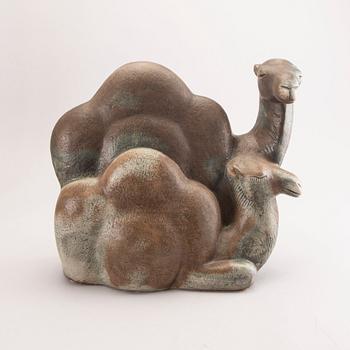 Lisa Larson, a signed and dated -96 stoneware sculpture.