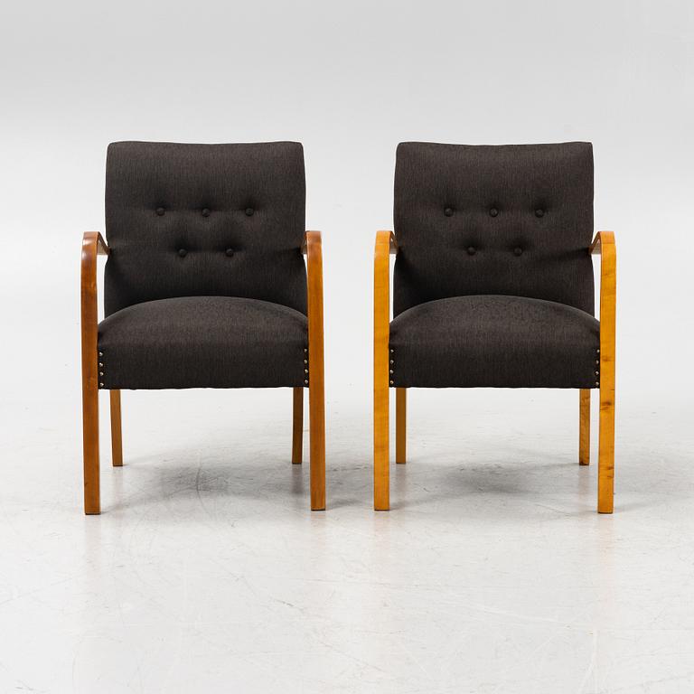 Fåtöljer, ett par, 1930/40-tal.