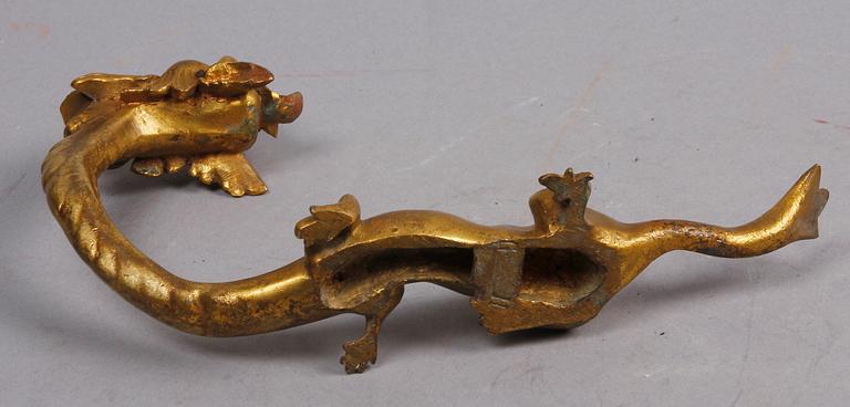 HÄNGARE, ett par, brons, 1800/1900-tal.