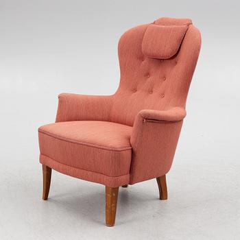 Carl Malmsten, armchair, "Farmor", OH Sjögren, second half of the 20th century.