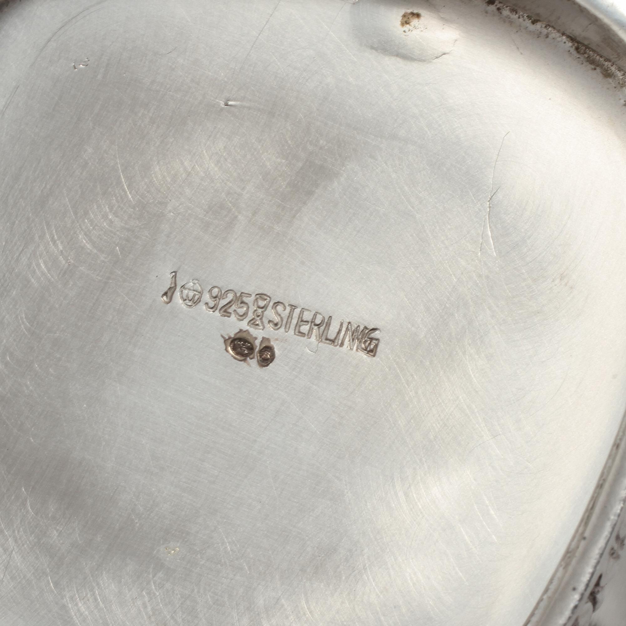 VAS, sterlingsilver, Tyskland, omkring 1900-talets mitt. Vikt 230 g.