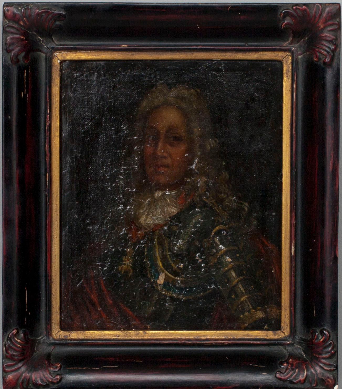 OKÄND KONSTNÄR, olja på duk, uppfodrad på pannå.