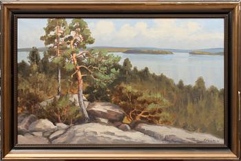 ARTHUR HEICKELL, olja på duk, sign.