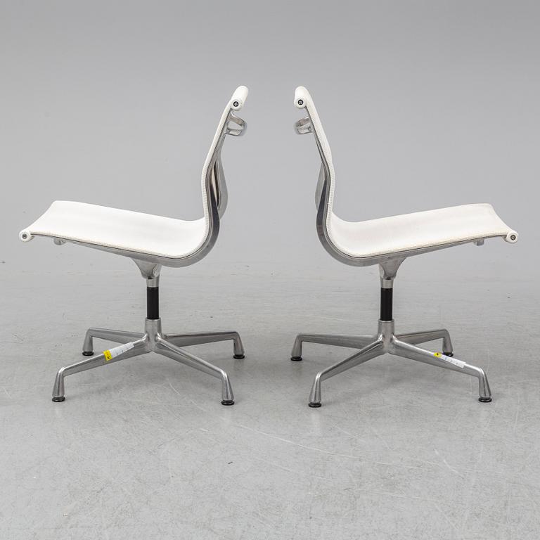 CHARLES & RAY EAMES, a pair of 'EA 101' chairs, Vitra.