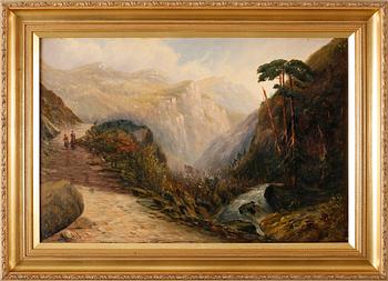 THOMAS MORRIS ASH, oil on canvas, signed.