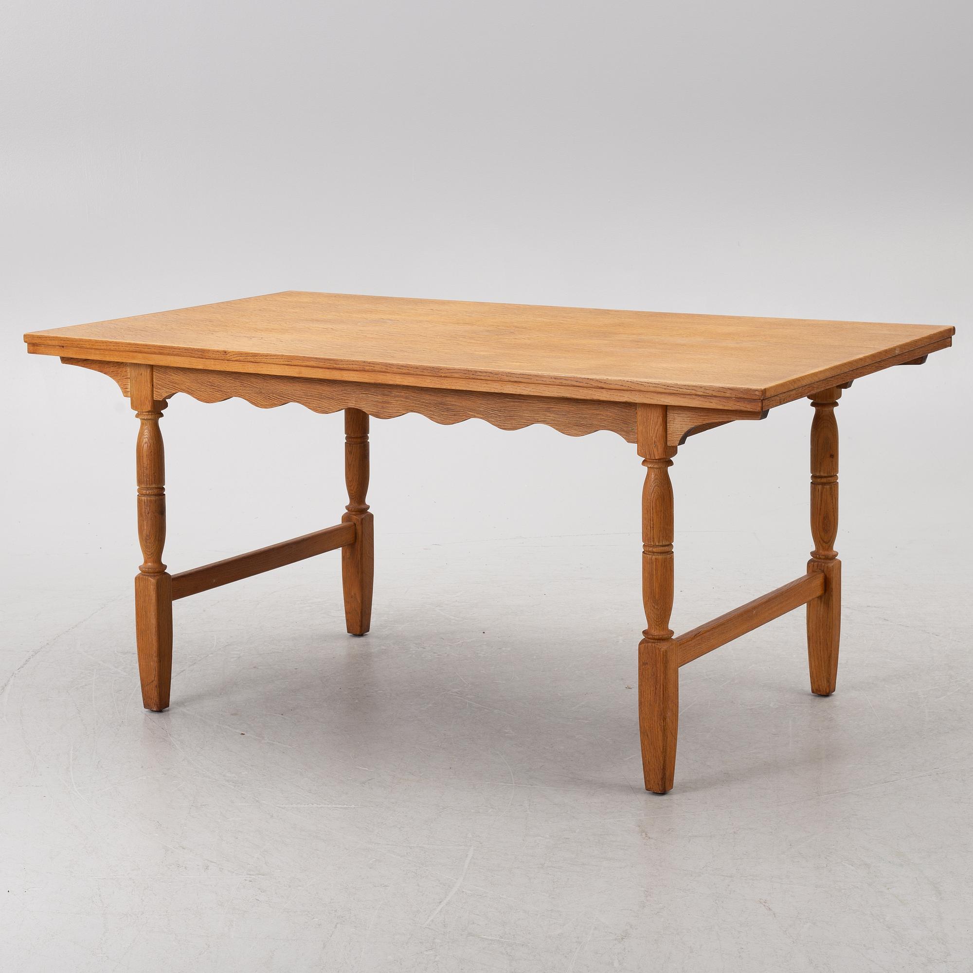 Axel O Röck, matgrupp, 7 delar,  Otterup Møbelfabrik, Danmark, 1960-tal.