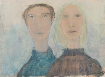 Kalle Eskola, sekatekniikka, signeerattu ja päivätty -79.