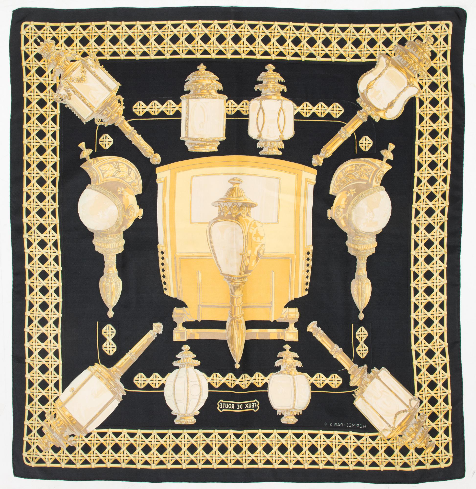 Hermès, huivi, "Feux de Route".