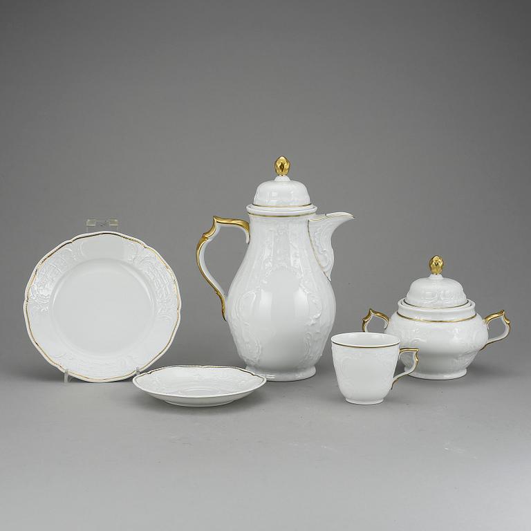KAFFESERVIS, 25 delar, porslin, Rosenthal, Tyskland, 1900-talets första hälft.