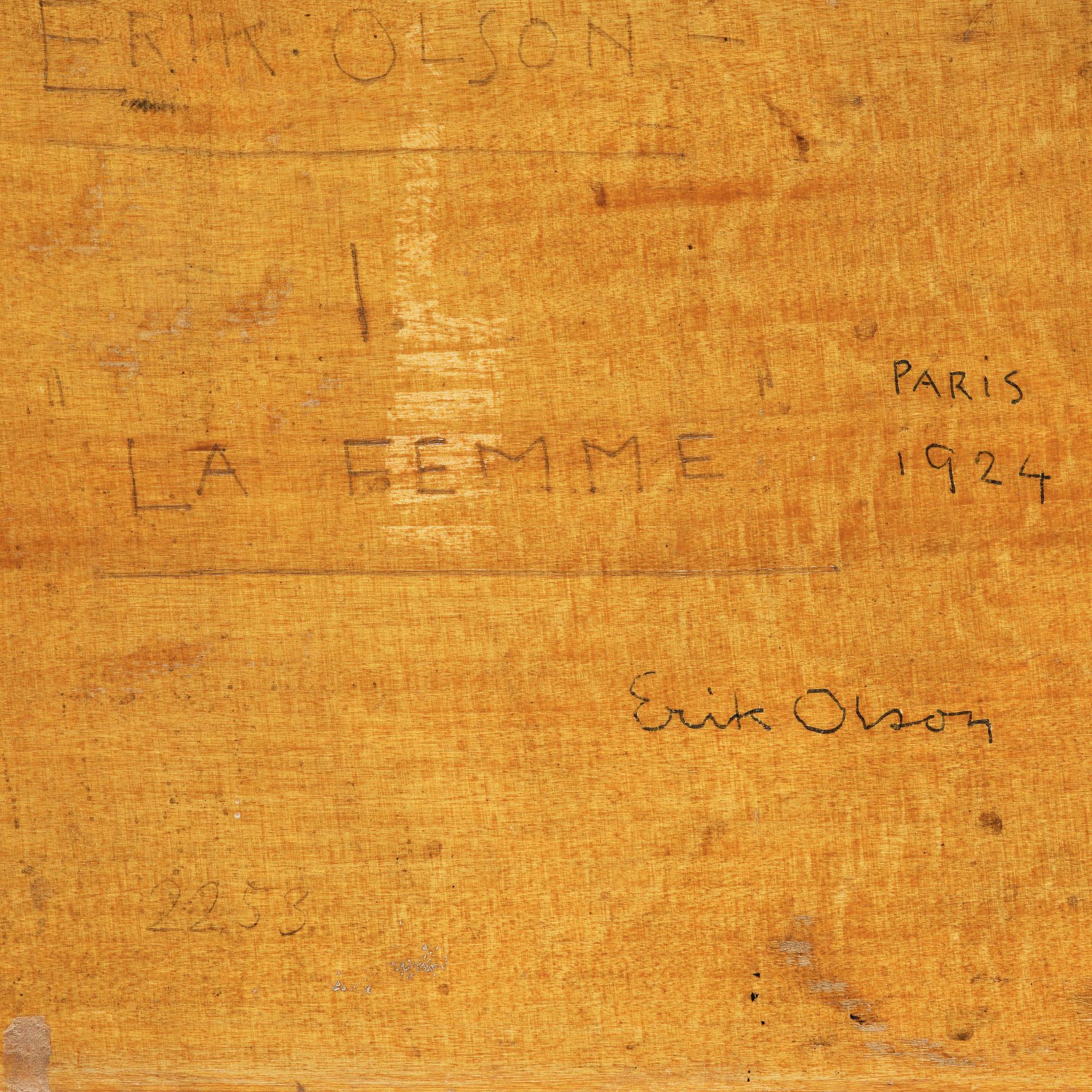 Erik Olson, "La femme".