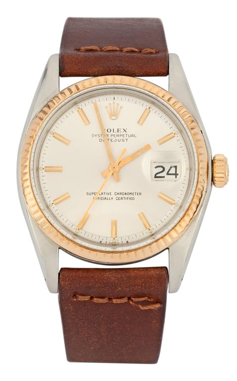 A Rolex Datejust gentleman's wrist watch, c. 1973.