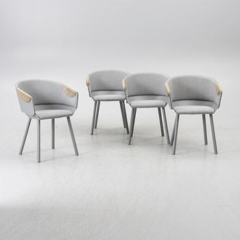 Stefan Diez, armchairs, 4 pcs, "Houdini", E15.