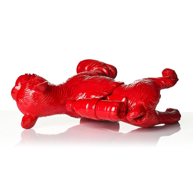 William Sweetlove, "Cloned Griffon Bruxellois with pet bottle"(Red).