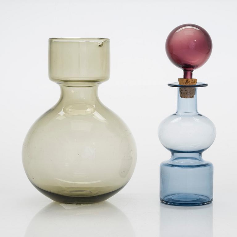 Kaj Franck, a decanter 'The Bells of Kremlin', signed K. Franck, Nuutajärvi, Notsjö -59 and -61.