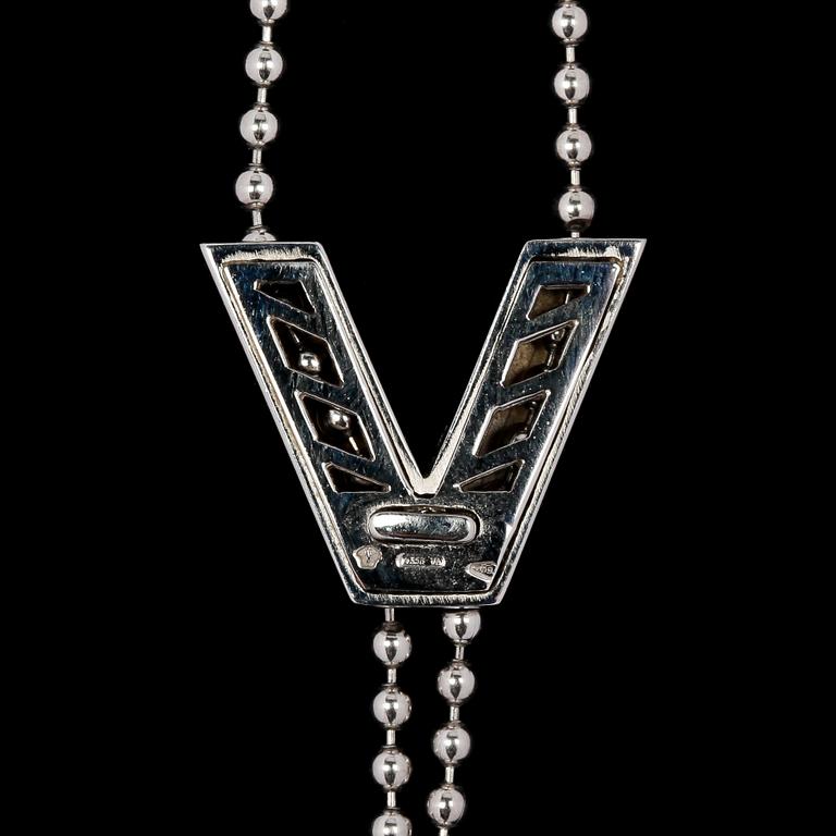 NECKLACE, Versace, 18k white gold.