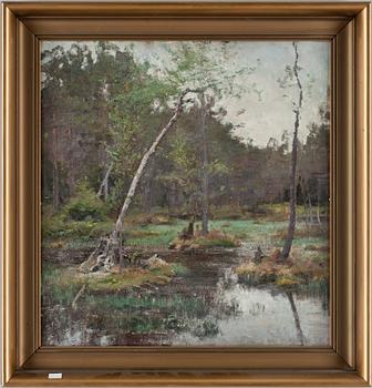 JOHAN TIRÉN, tillskriven, olja på duk, sign.