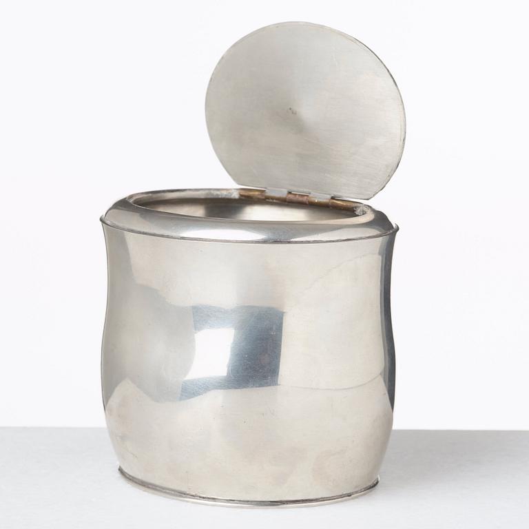 Firma Svenskt Tenn, a pewter lidded jar, Svenskt Tenn, Sweden 1956.