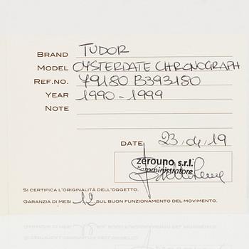 TUDOR, Oysterdate, kronograf, "Big Block".