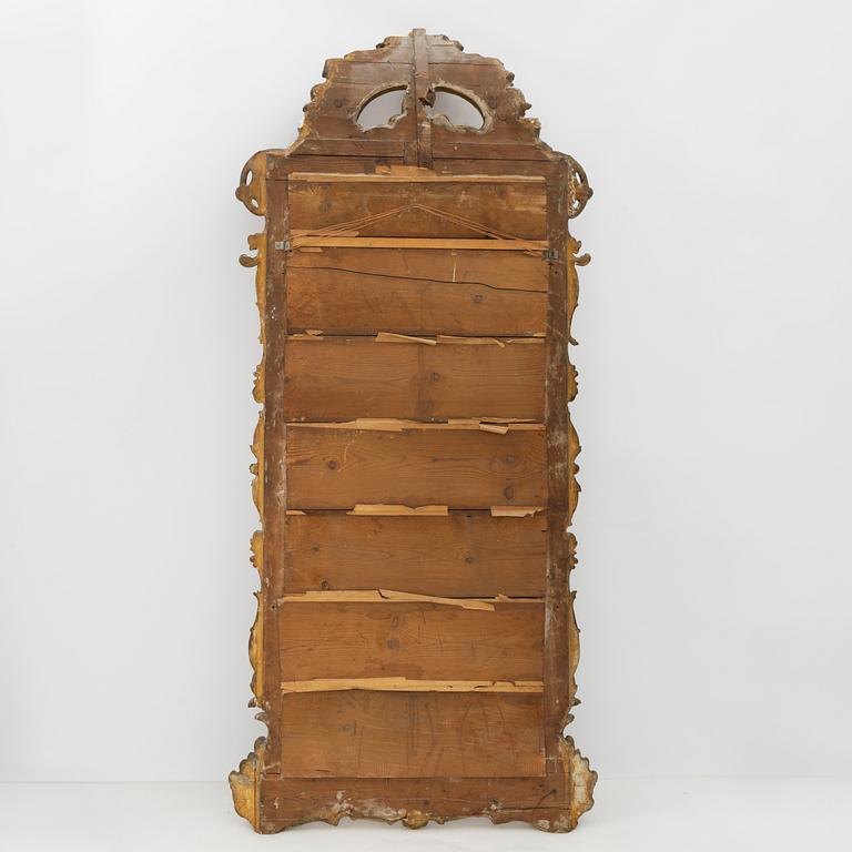 Mirror, Rococo style, second half of the 19th century.