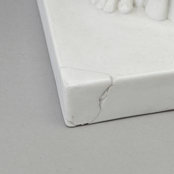 A bisquit figure of 'the Apostel Paulus' after Bertel Thorvaldsen. Royal Copenhagen, Denmark, 1860's.