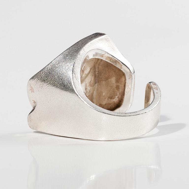RING, sterling silver, "Sagitta", Björn Weckström Lapponia 1974.