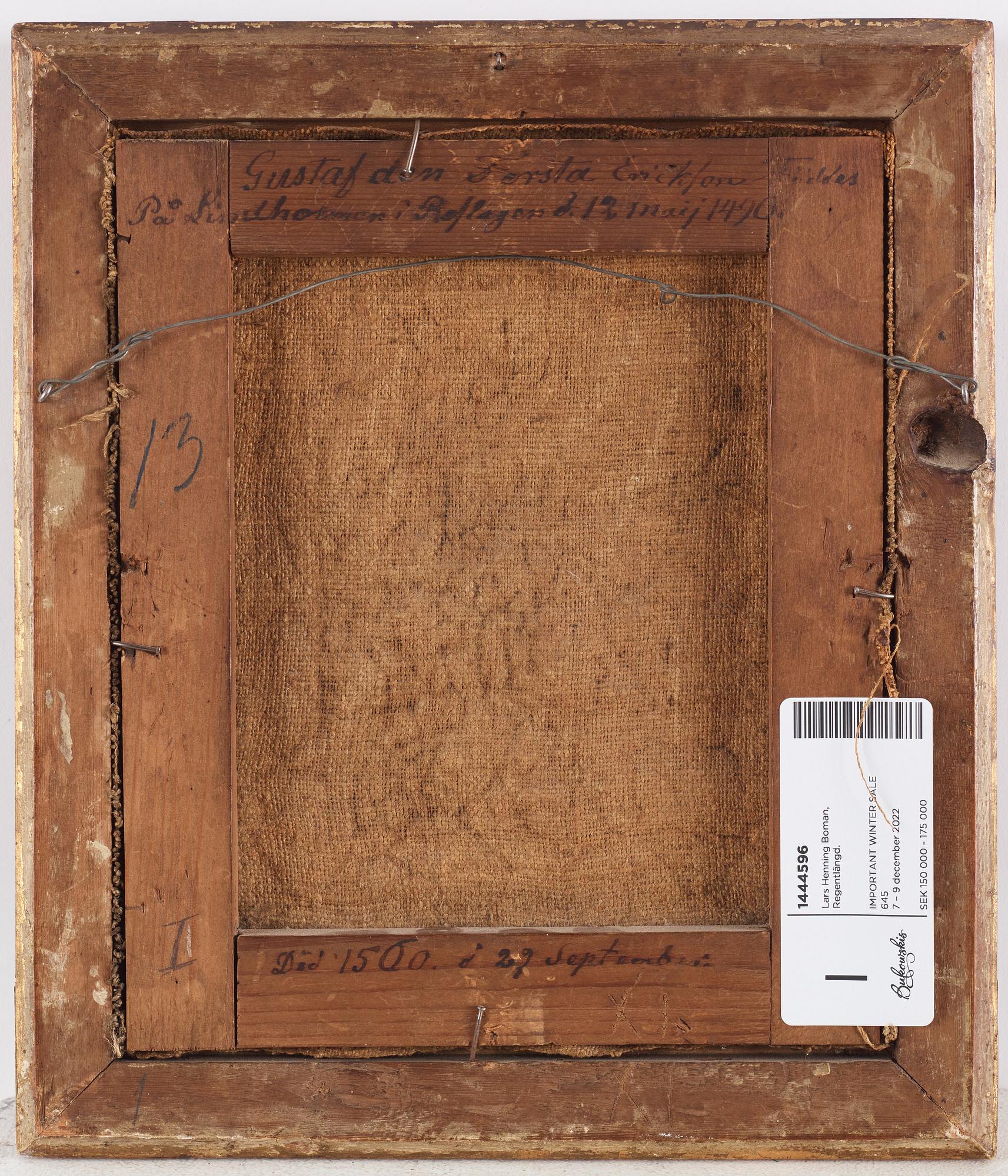 Lars Henning Boman, Regentlängd, 14 st.