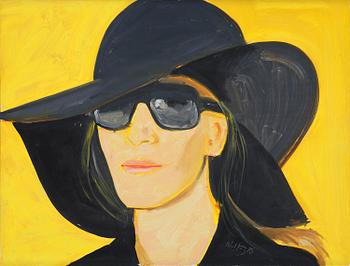 362. Alex Katz, "Study for Black Hat 11".