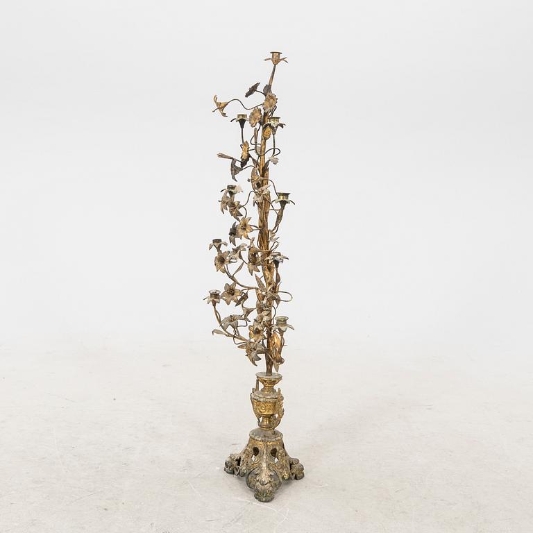 A French late 19th century /20th century candelabra.