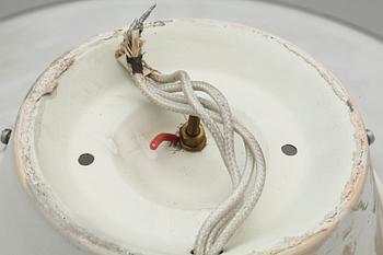 LAMPOR, ett par, opalglas, "Eclipta Lamp Small", design Arne Jacobsen, Orno. 1950-60-tal.