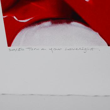 PHILIPPE HUART, färgserigrafi, signerad, numrerad 30/50 och daterad- 07.