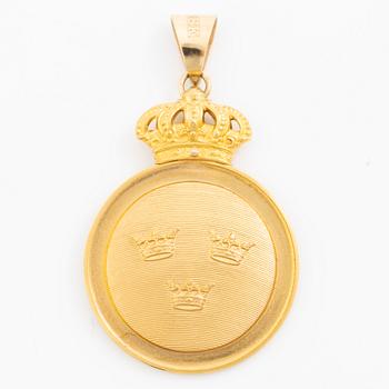 Vasamedaljen, i guld, 5:e storleken, MJV 1960.