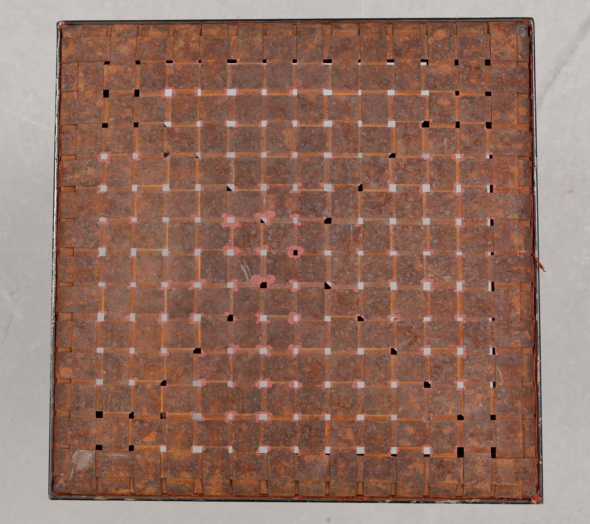 TABURETT, sannolikt Axel Ebbe, Rosengren, Kassaskåpsfabrik, 1930-tal.