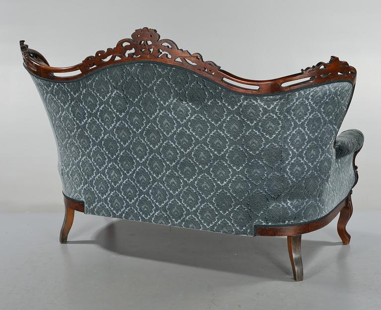 SOFFA, nyrokoko, sent 1800-tal.