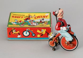 949. A Japanese Linemar Goofy cyclist, 1950s.