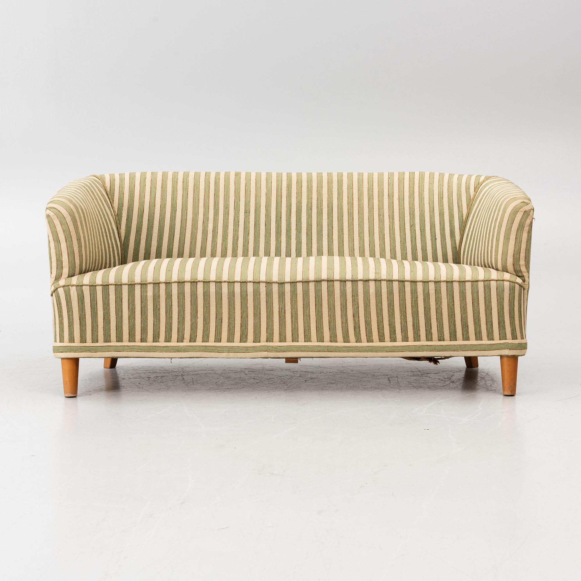 Sofa, Swedish modern, mid-20th century.