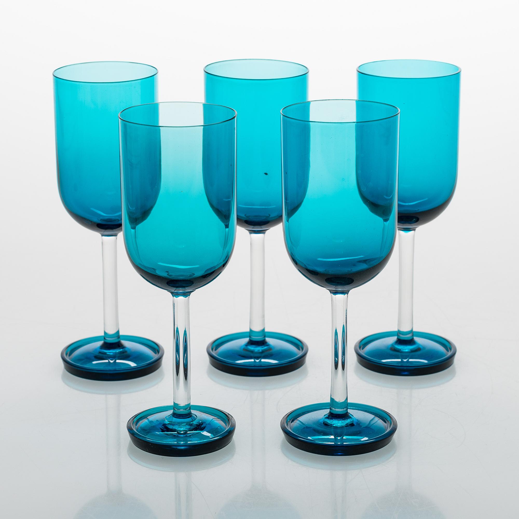 NANNY STILL, A set of 17 glass pieces 'Harlekiini', Riihimäen Lasi Oy, 1950-60s.