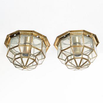 Hijos Esteves, taklampor, ett par, Taurus, Spanien, 1900-talets andra hälft.