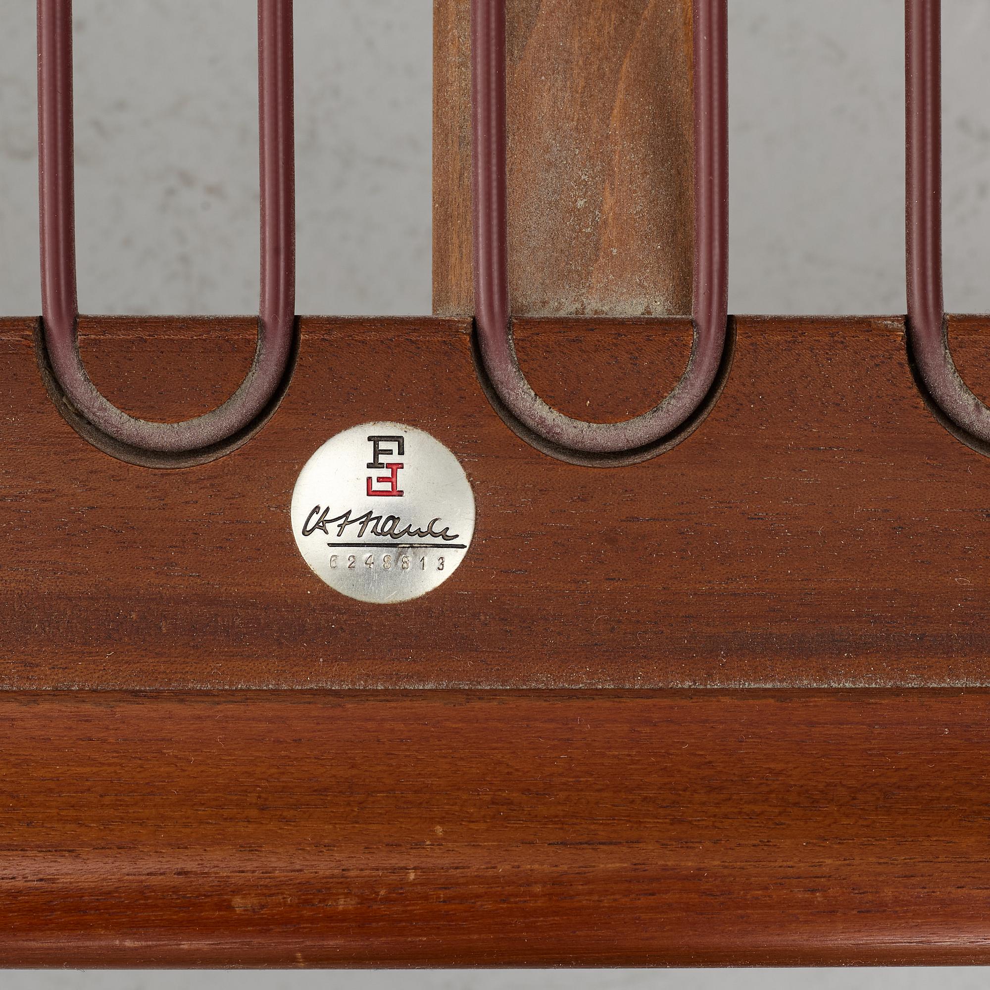 Peter Hvidt & Orla Mølgaard Nielsen, two 'Minerva' sofas and a coffee table, France & Son, Denmark, 1960's.