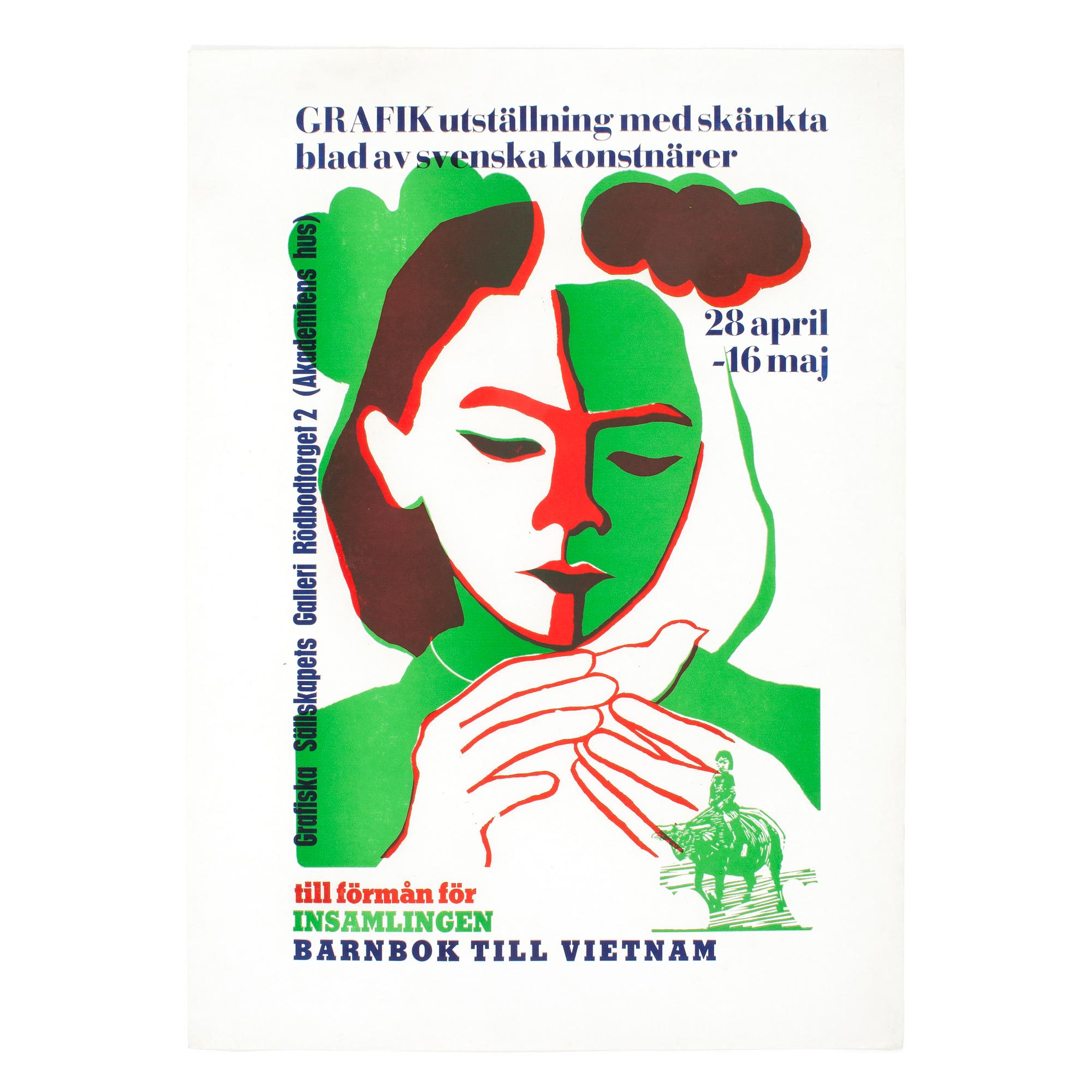 OLOF SANDAHL, screentryck, affisch, 4 st, signerade.