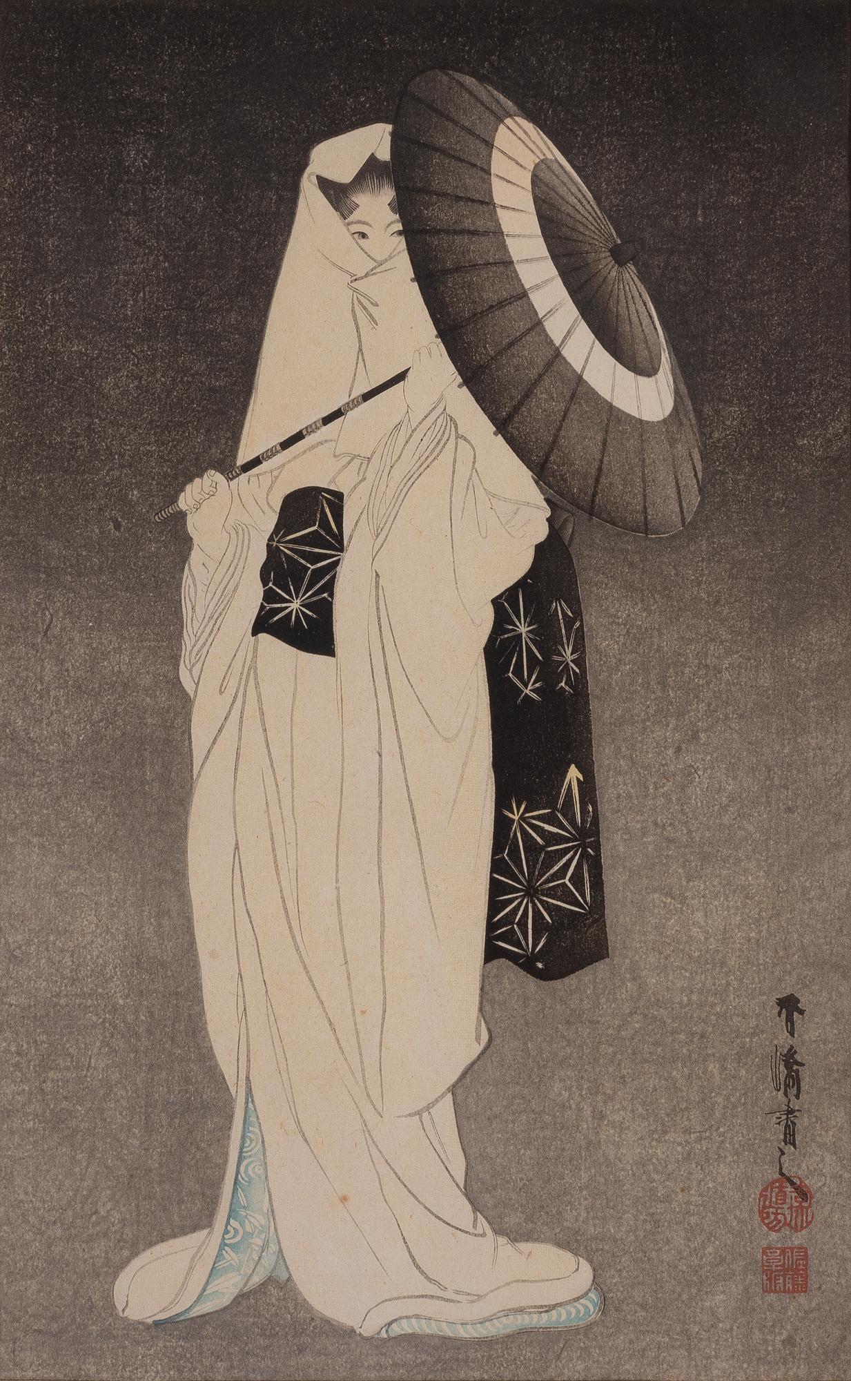 Taniguchi Kokyo, "Spirit of the Heron Maiden".