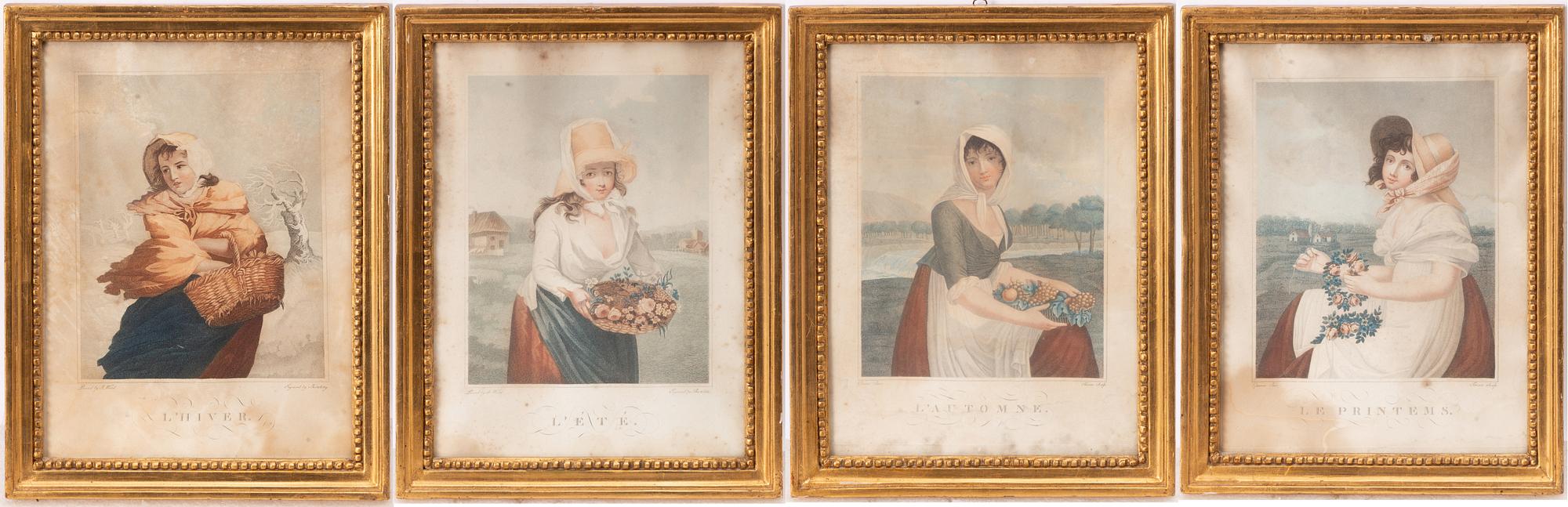Ramar, fyra stycken, omkring år 1800.