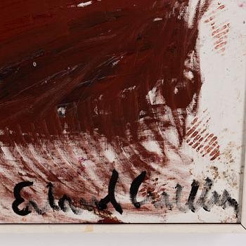 Erland Cullberg, poil on canvas, signed.