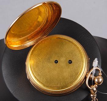 HERRFICKUR, guld 18K. 1800-tal.